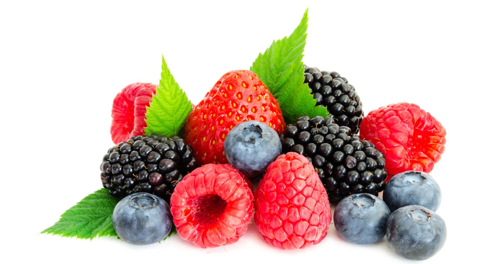 assorted berries in a pile