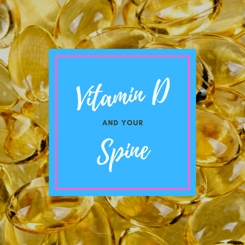 vitamin D and your spine