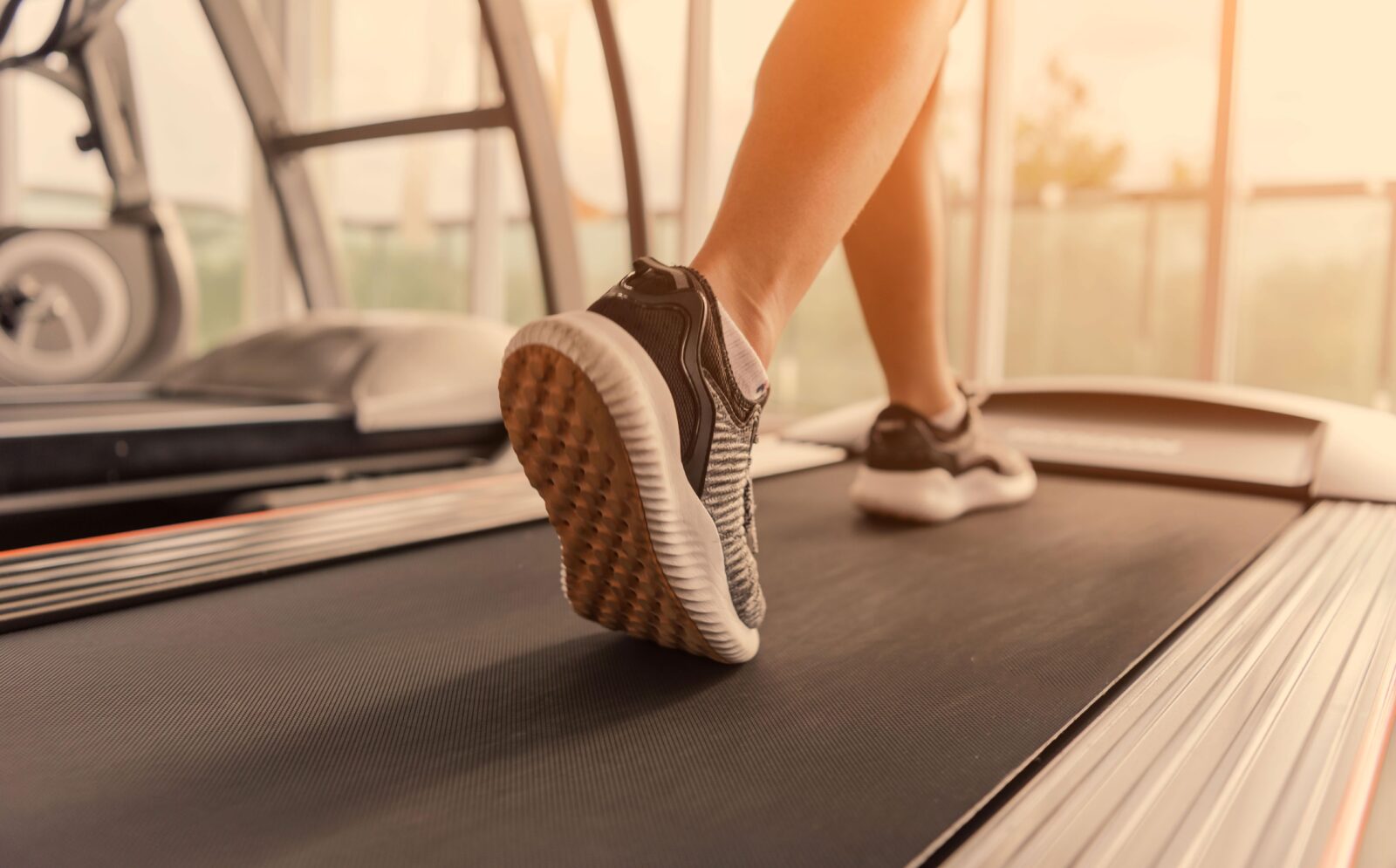 shoes on treadmill