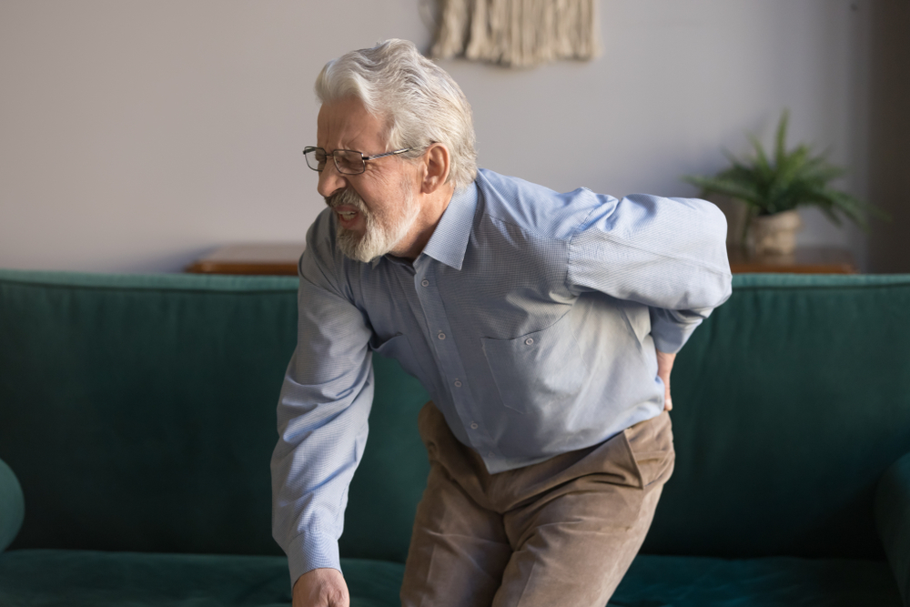 Older Man with Degenerative Disc Disease