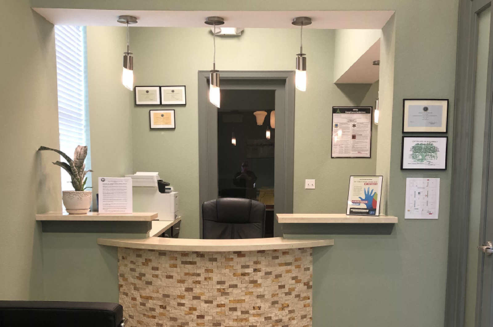 front office of eco dental
