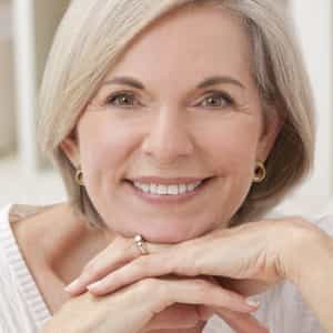 woman smiling after having smile design consultation
