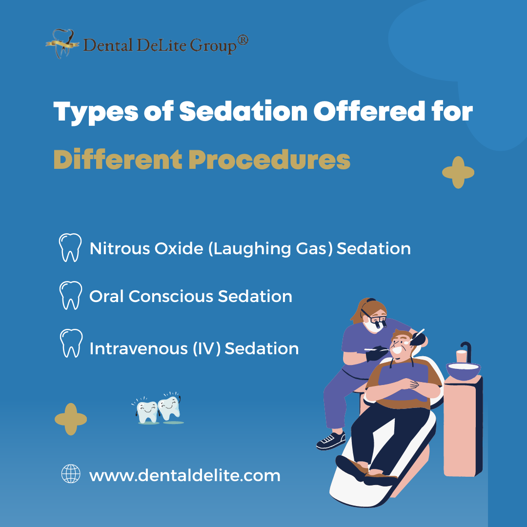 Types of Sedation Offered for Different Procedures 