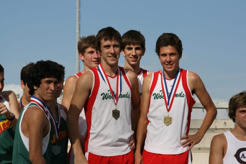 young men with medals