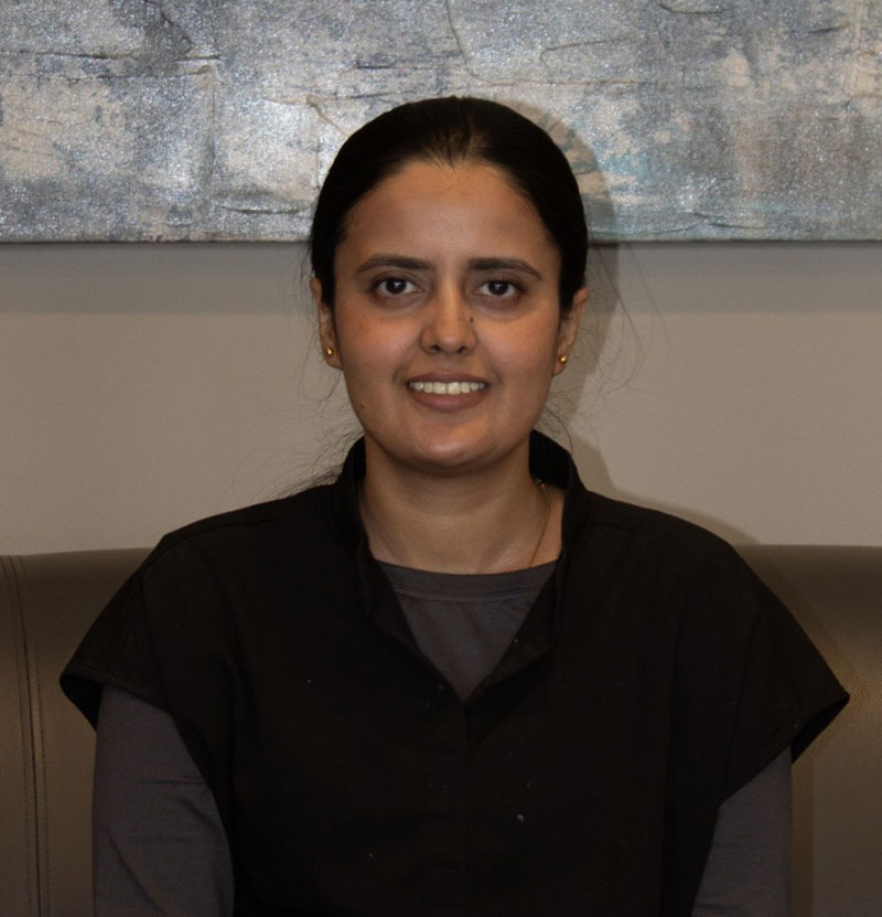 Arsh showing the concept of Our Team