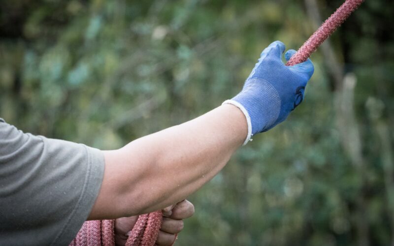 Man Climbing