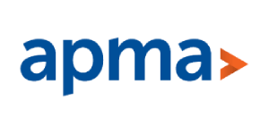APMA logo showing the concept of Home