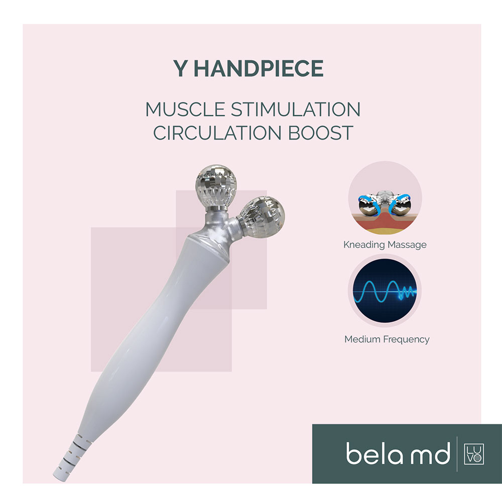Y handpiece showing the concept of Bela MD Treatment | Toronto