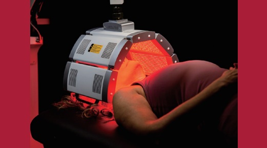 red light therapy showing the concept of POLY LED Light Therapy