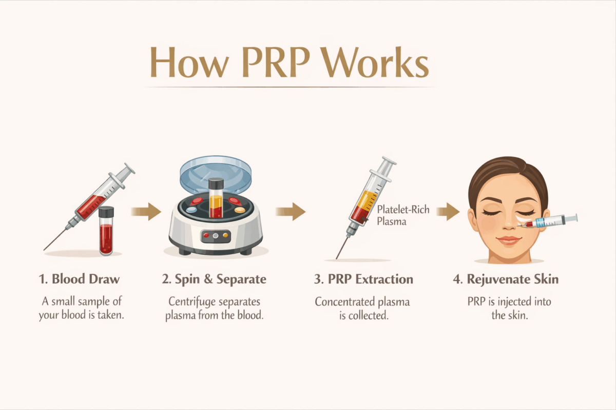 PRP undereye infographic