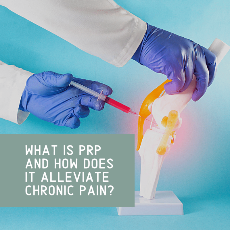 What is PRP and How Does it Alleviate Chronic Pain