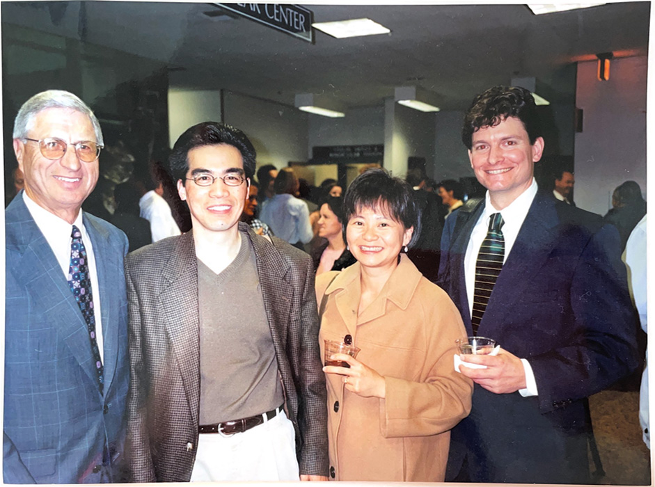 Robert Mandell, OD, Ph.D, Reuben Rivera OD, MS, Sue Lin OD, MS and Charles Leahy, OD, MS