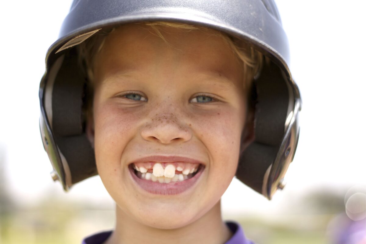 Confident Child With Prominent Front Teeth