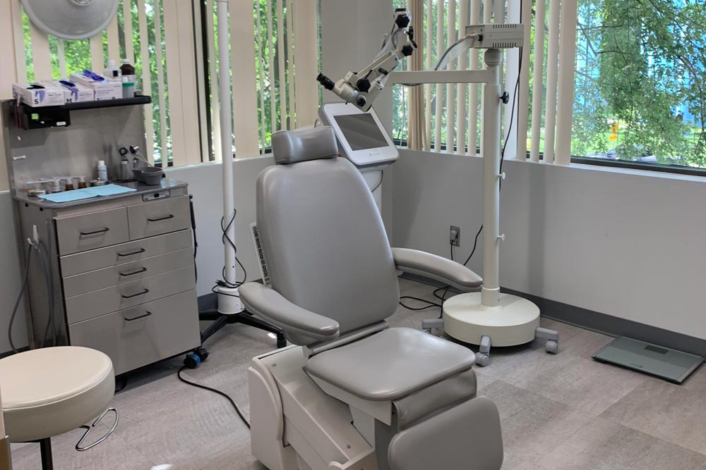 indoor office treatment room - severn river