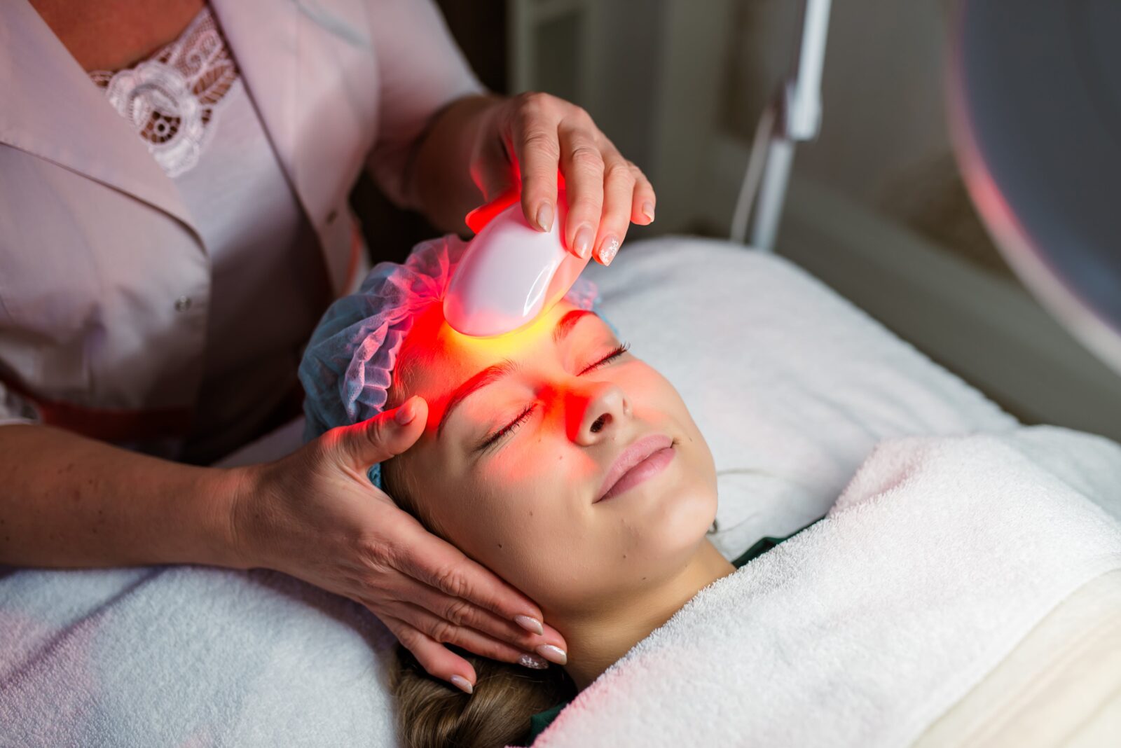 woman having a photofacial