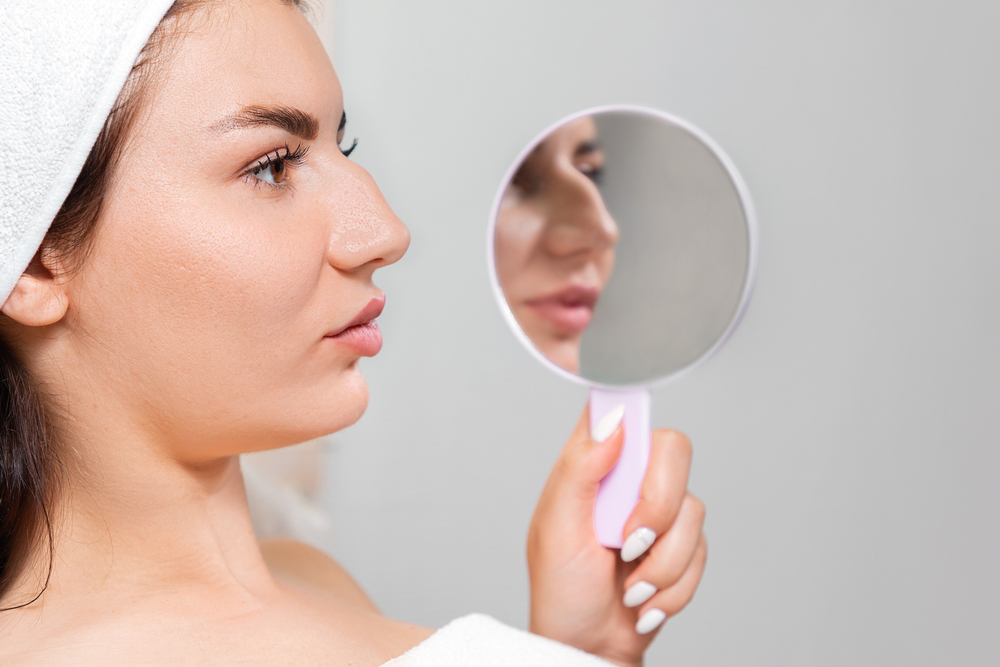 Plastic,Surgery.,A,Young,Woman