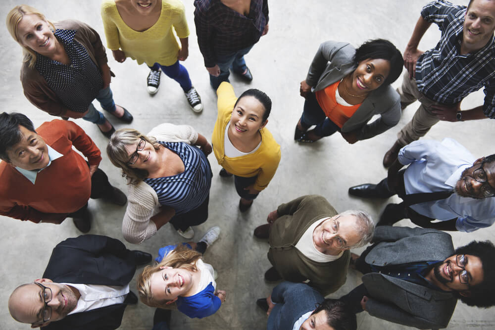 Group of People Team Diversity Smiling Concept