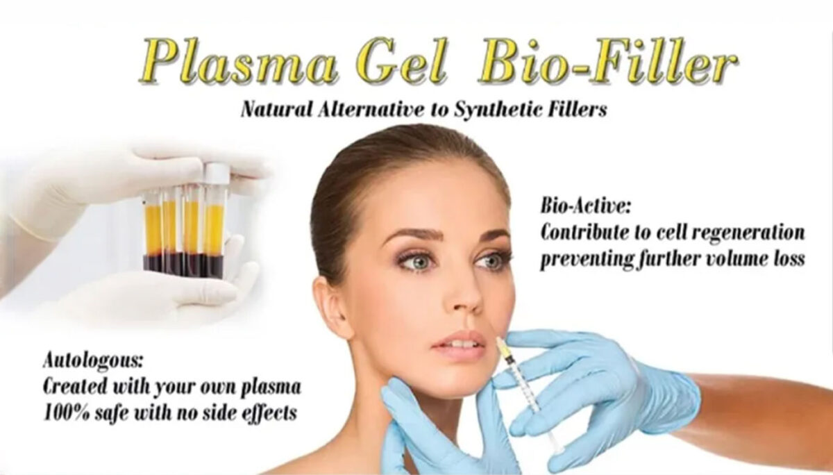 Bio filler with plasma gel FT showing the concept of Services