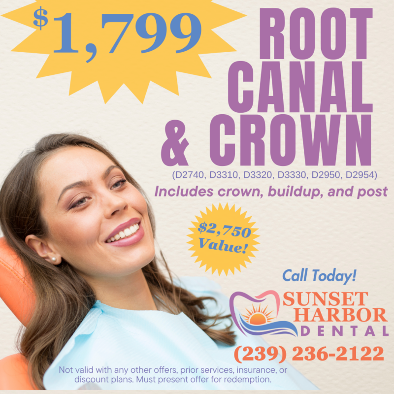 Root Canal and Crown Cape Coral Dentist