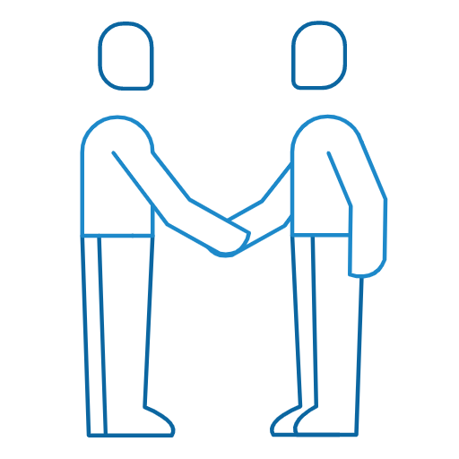 people handshake icon