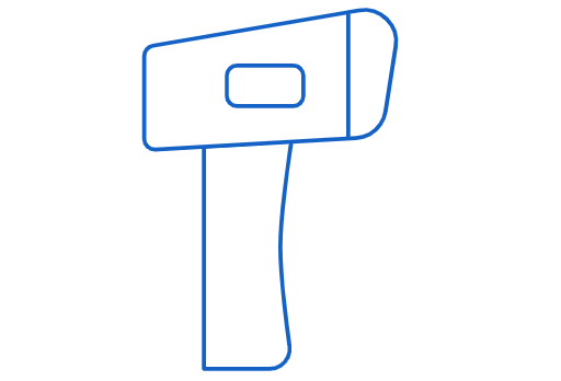 digital thermometer icon