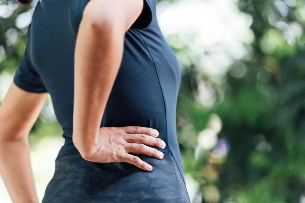 women with back pain