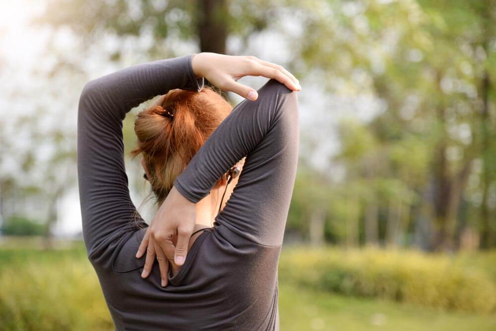 female workout at the park