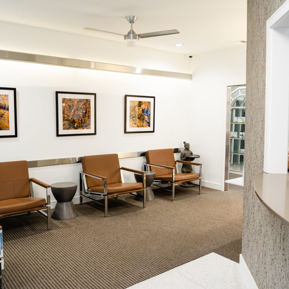 Office reception and waiting area