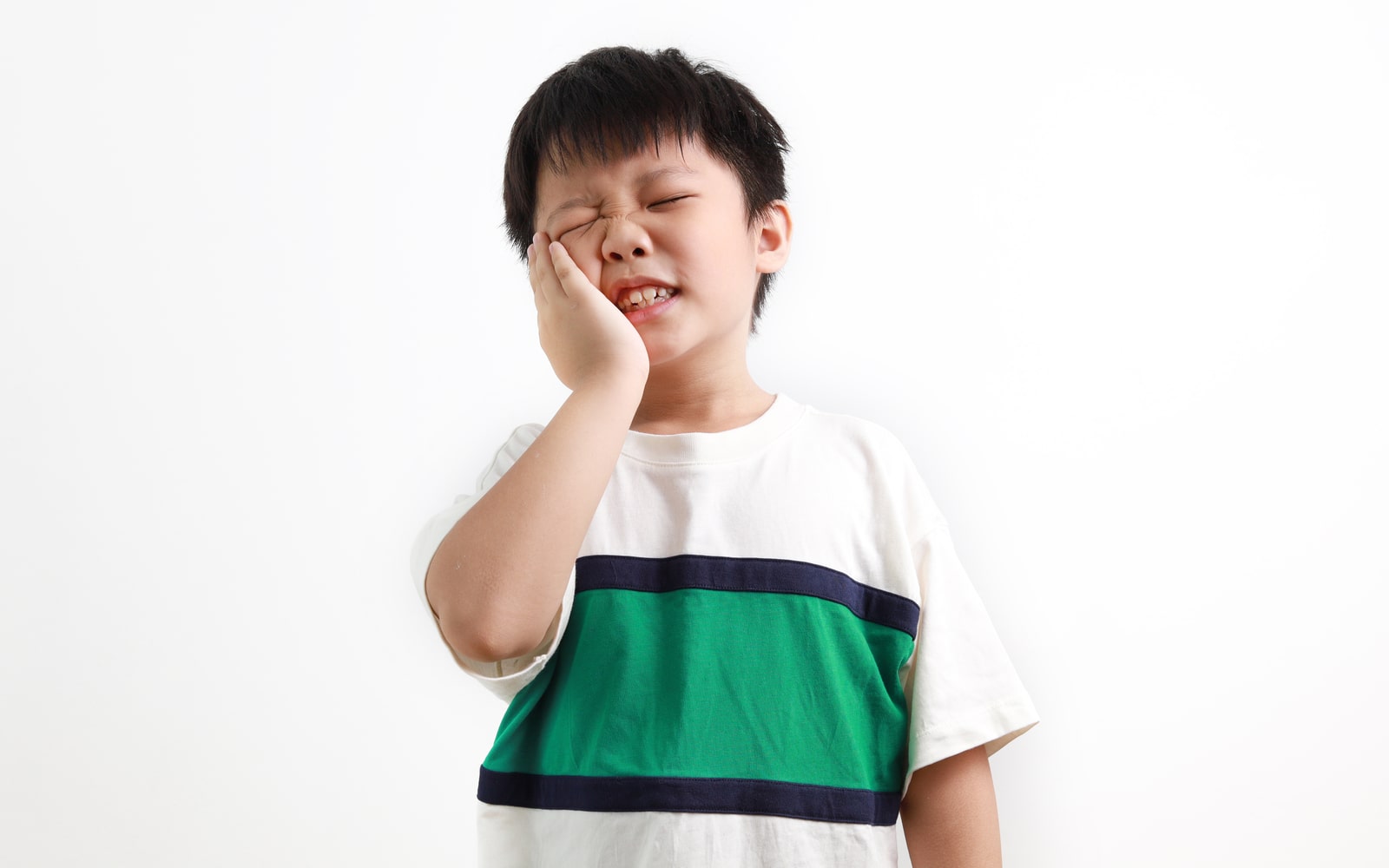 Child with dental pain