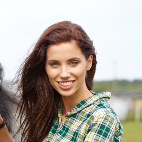 Pretty Smiling woman