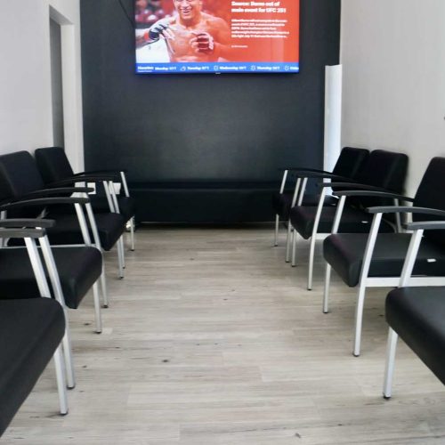 office interior waiting area