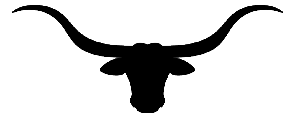 Longhorn cattle head icon