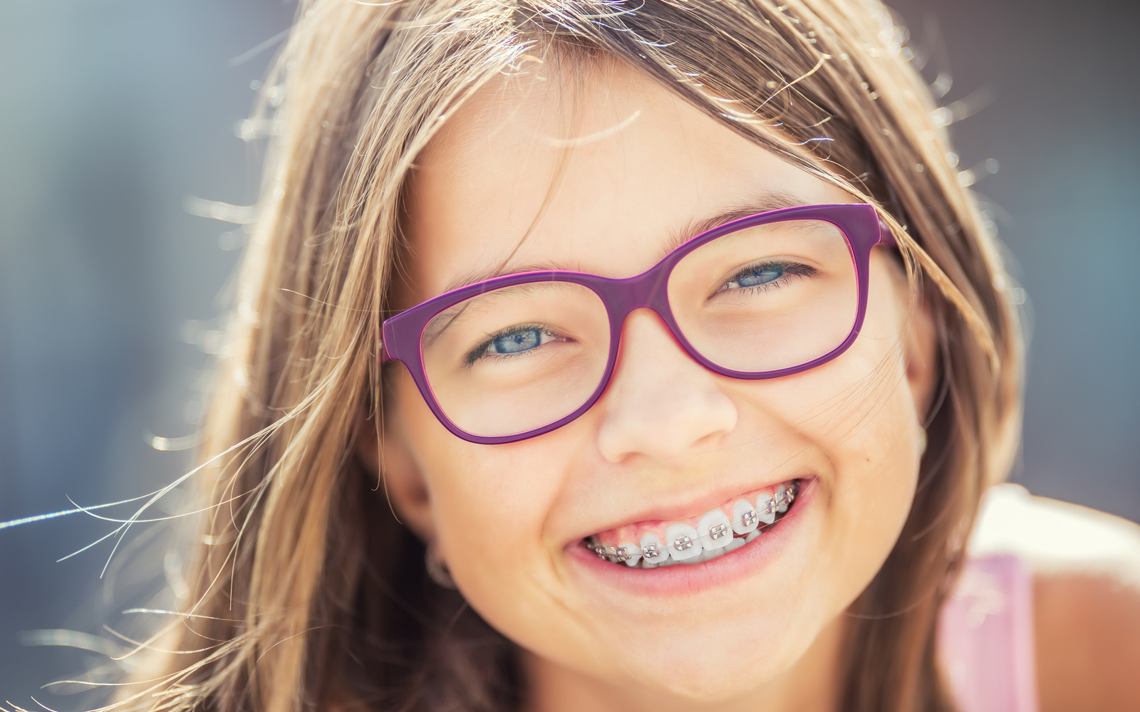 Child Smiling with Braces