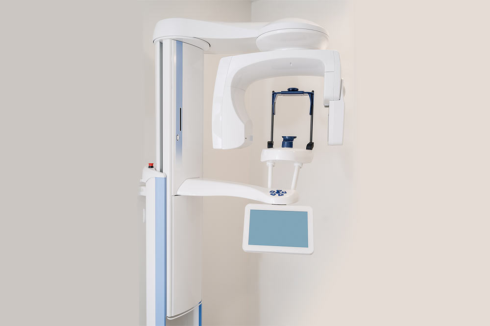 X-ray machine in dental office