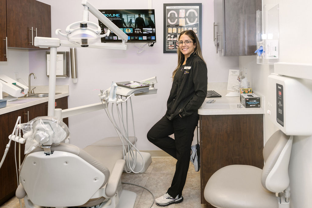 Friendly dental assistant at Estero Bay Dental