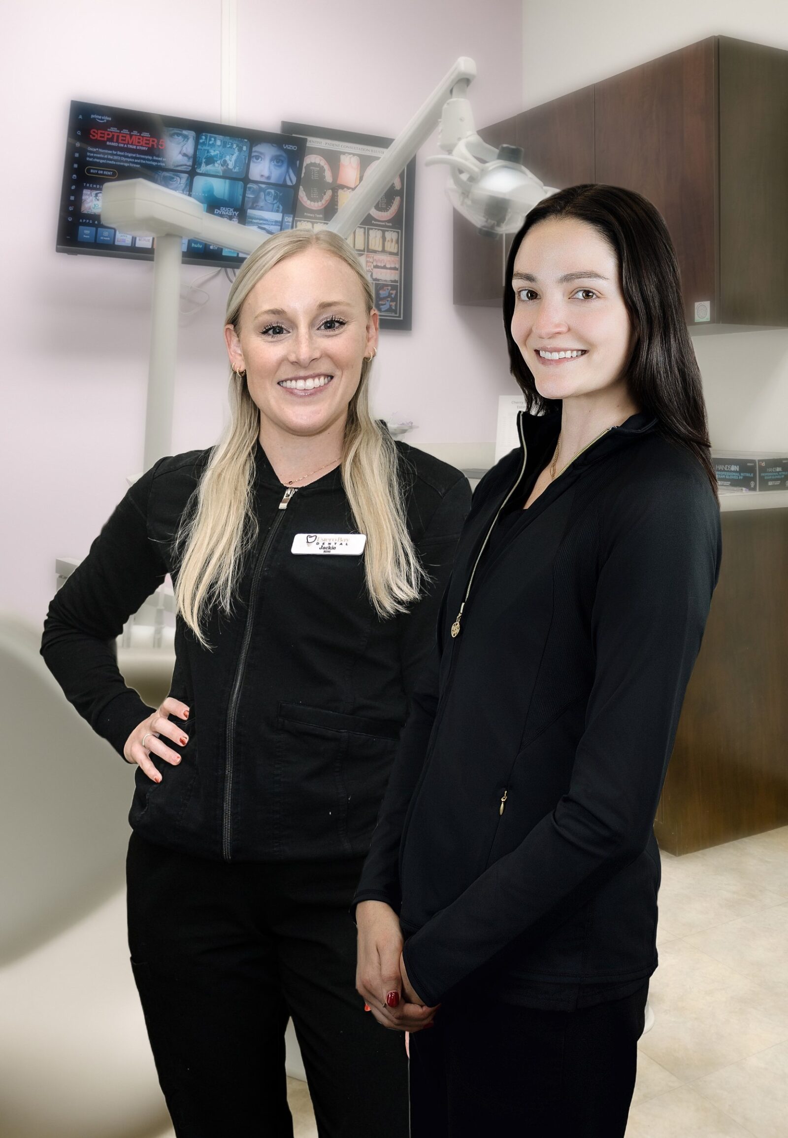 Dental Hygienists Jackie and Erin