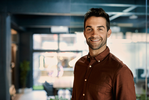 Smiling Young man