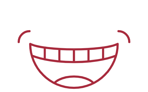 smiling mouth icon