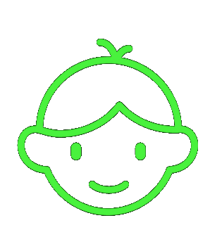 green infant icon