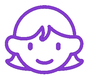 purple teen icon
