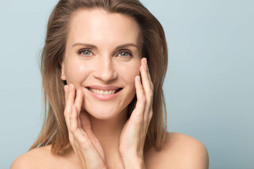 Woman Face Collagen Stimulation