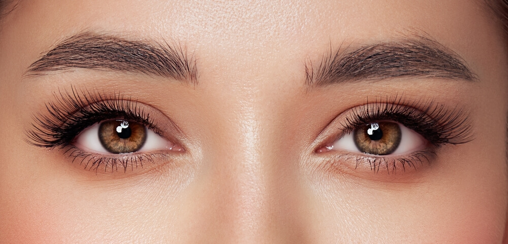 long eyelashes